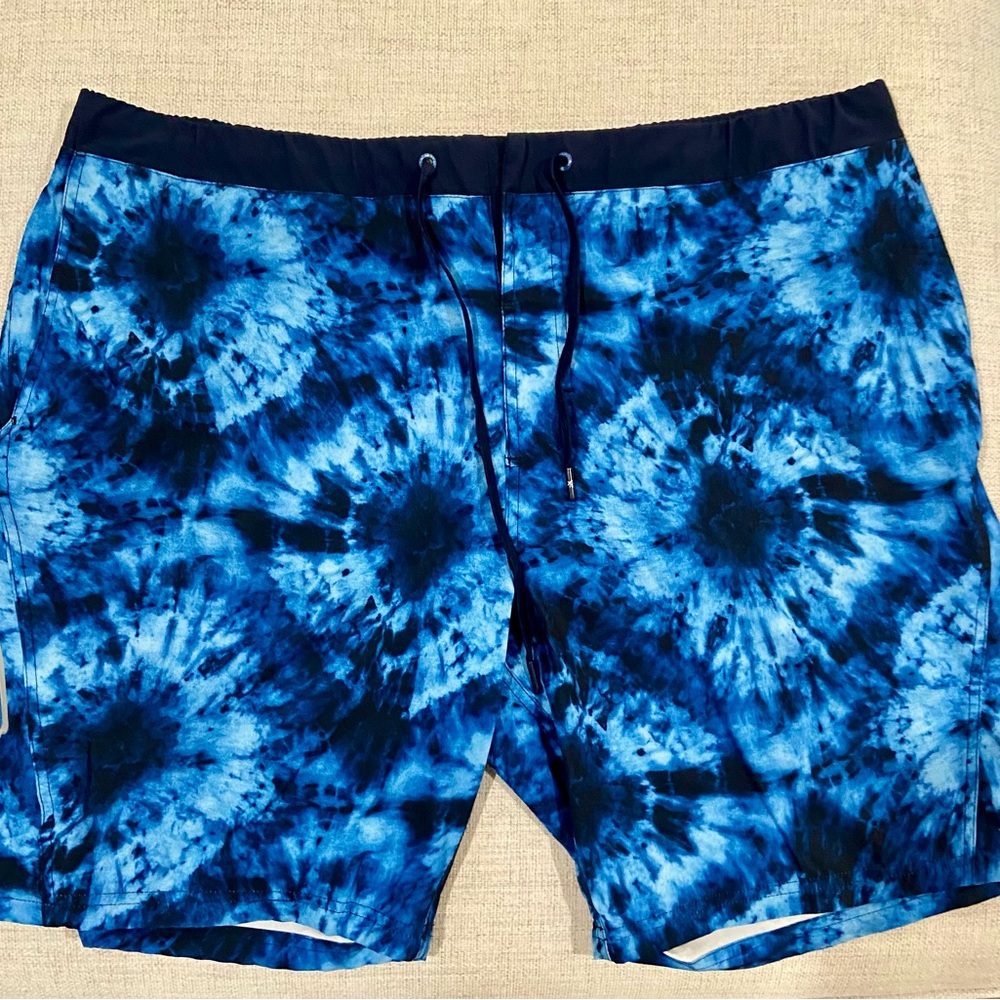 Source Unknown Oceanic Tie-Dye Board Shorts
